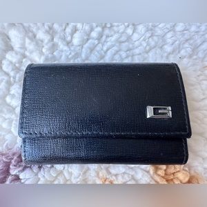 Authentic Vintage Gucci Keychain Black Leather